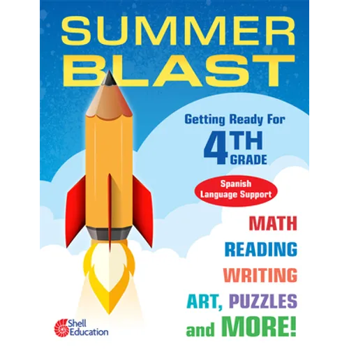 Summer Blast: Getting Ready for Fourth Grade (Spanish Language Support) - Paperback