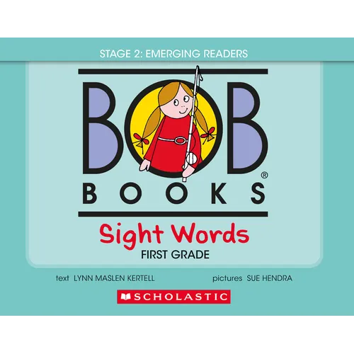 Bob Books - Sight Words First Grade Hardcover Collection of 10 Stories Decodable Phonics Stories, Ages 4 and Up, Kindergarten (Stage 2: Emerging Reade - Library Binding