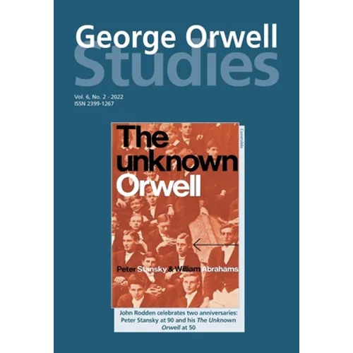 George Orwell Studies Vol.6 No.2 - Paperback