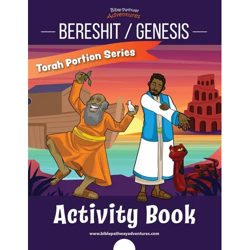 Bereshit / Genesis Activity Book: Torah Portions for Kids - Paperback