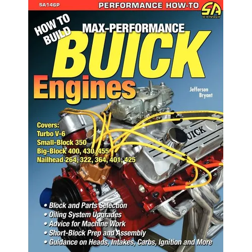 How to Build Max-Performance Buick Engines - Paperback