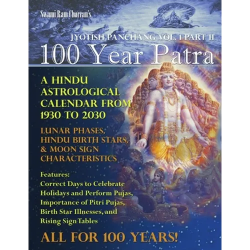 100 Year Patra Jyotish Panchang Vol. 1 Part 2 - Paperback