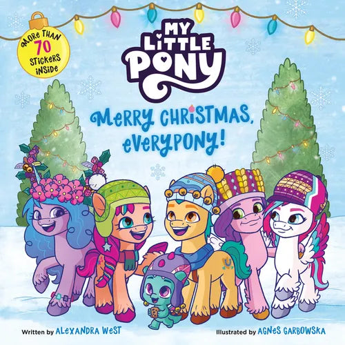 My Little Pony: Merry Christmas, Everypony!: Includes More Than 50 Stickers! a Christmas Holiday Book for Kids - Paperback