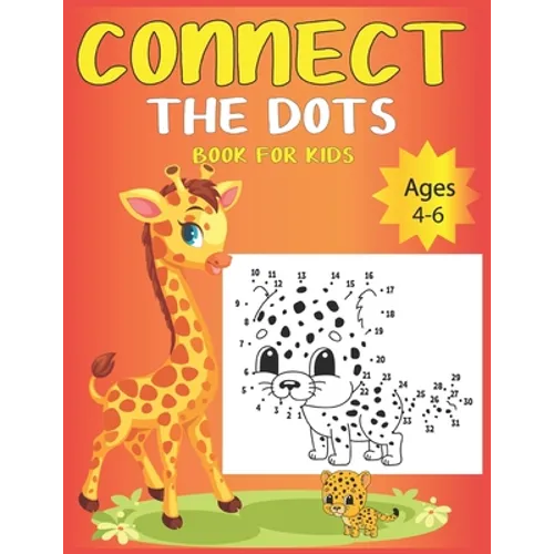 Connect The Dots Book For Kids Ages 4-6 - Paperback