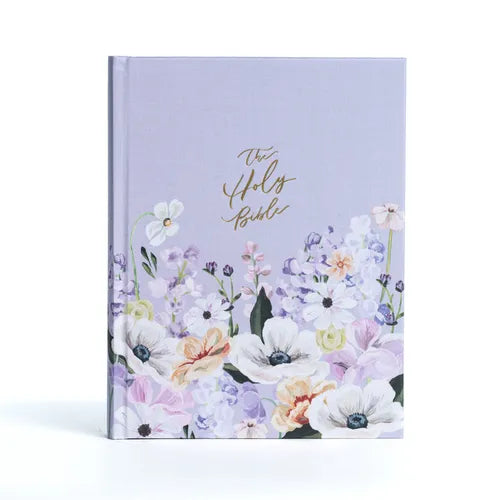 KJV Notetaking Bible, Large Print Hosanna Revival Edition, Lavender/Peach Cloth Over Board - Hardcover