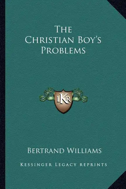 The Christian Boy's Problems - Paperback
