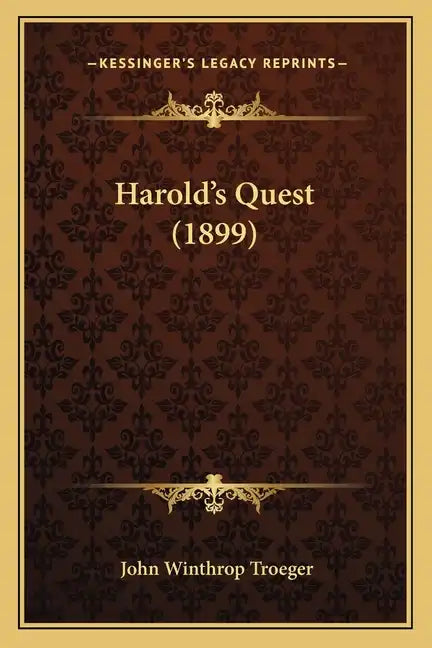 Harold's Quest (1899) - Paperback
