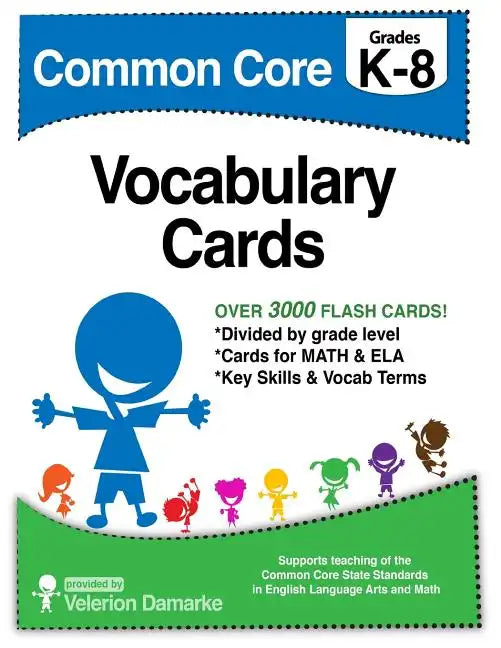 Common Core Vocabulary Cards - Paperback