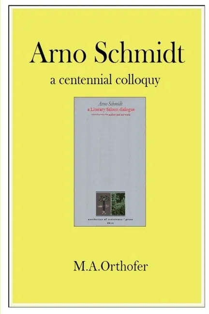 Arno Schmidt - Paperback