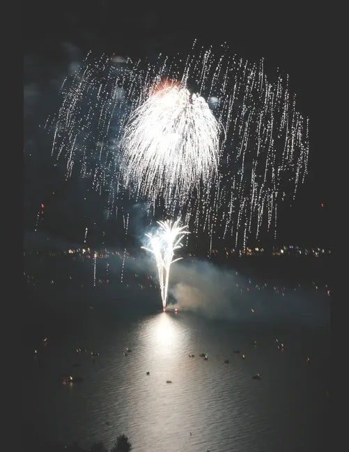 Fireworks Over Lake Tahoe - Paperback