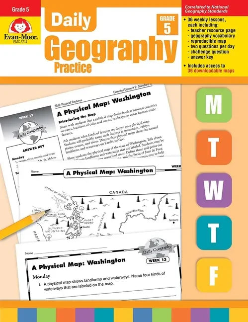 Daily Geography Practice Grade 5: EMC 3714 - Paperback