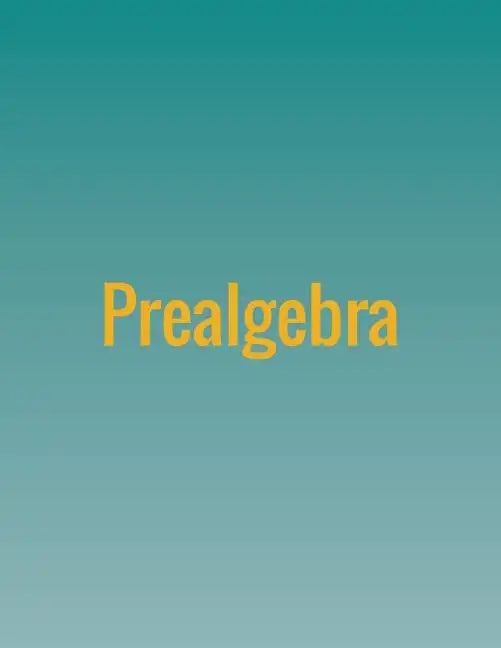 Prealgebra - Paperback