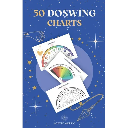 50 Pendulum Charts for Dowsing Pendulum - Dowsing Charts MysticMetric: Dowsing Charts for Energy Pendulum - Paperback