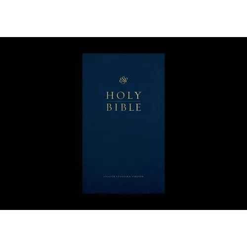 ESV Church Bible, Large Print (Hardcover, Blue) - Hardcover