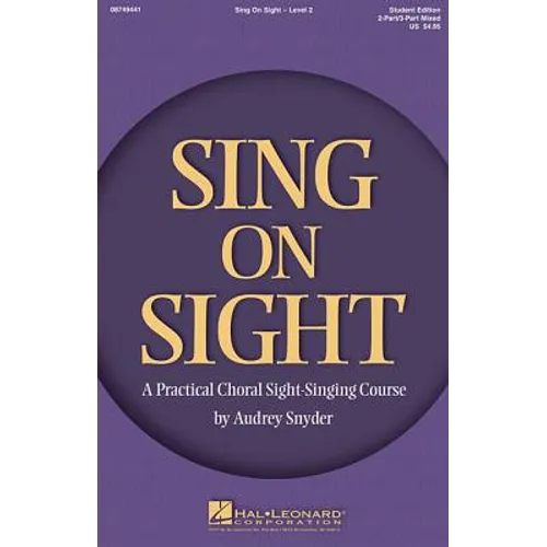 Sing on Sight - A Practical Choral Sight-Singing Course: Level 2 - Paperback