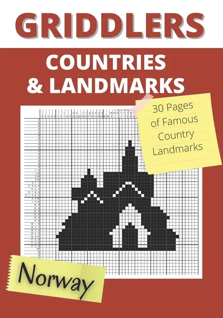 Griddlers Countries and Landmarks: Nonograms Puzzle Books, Nonogram, Hanjie, Picross or Griddlers Logic Puzzles Black and White ( Nonogram Book ) - Paperback