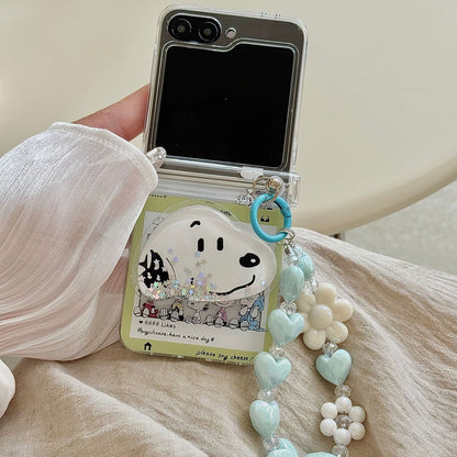 Cartoon Snoopy Samsung Suitable For Zflip7 Phone Case