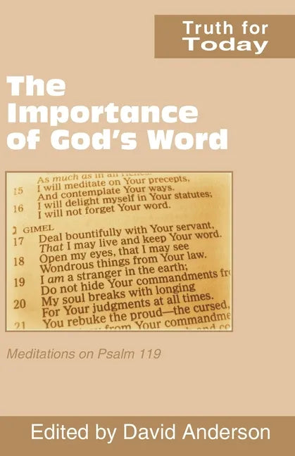 The Importance of God's Word: Meditations on Psalm 119 - Paperback