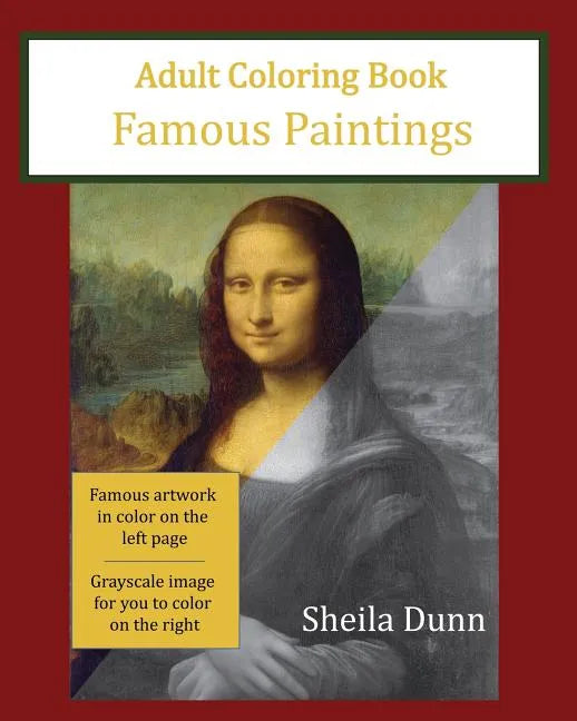 Famous Paintings: Adult Coloring Book - Paperback