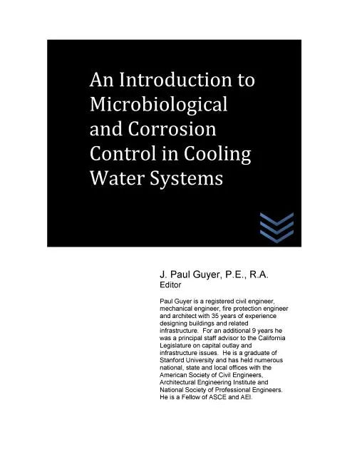 An Introduction to Microbiological and Corrosion Control in Cooling Water System - Paperback