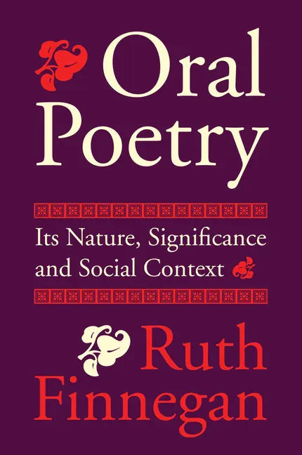 Oral Poetry - Paperback
