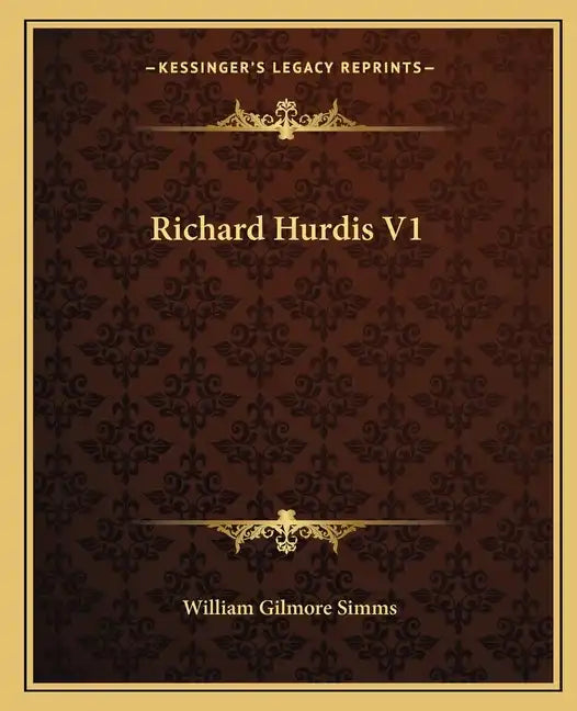 Richard Hurdis V1 - Paperback