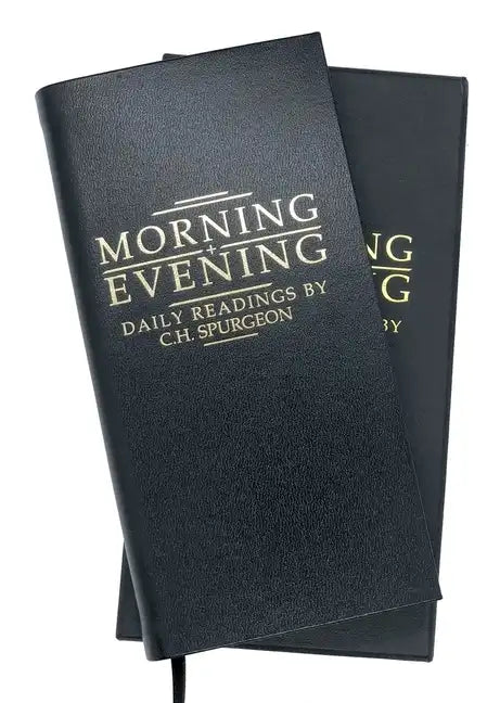 Morning and Evening Black Leather: Daily Readings by C. H. Spurgeon - Leather