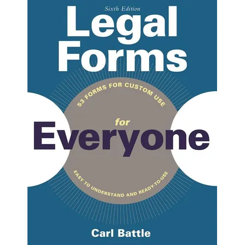 Legal Forms for Everyone: Leases, Home Sales, Avoiding Probate, Living Wills, Trusts, Divorce, Copyrights, and Much More - Paperback
