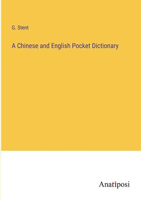 A Chinese and English Pocket Dictionary - Paperback
