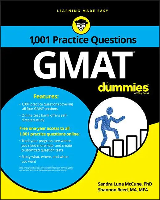 GMAT: 1,001 Practice Questions for Dummies - Paperback