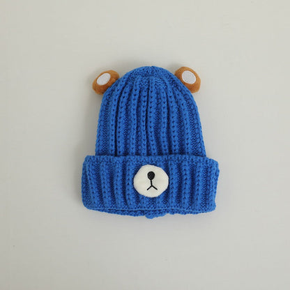 Autumn and winter children warm knitted hat
