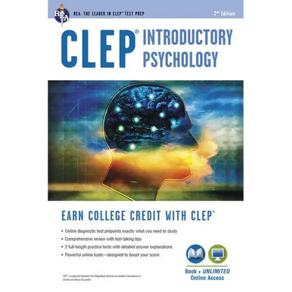 Clep(r) Introductory Psychology Book + Online - Paperback