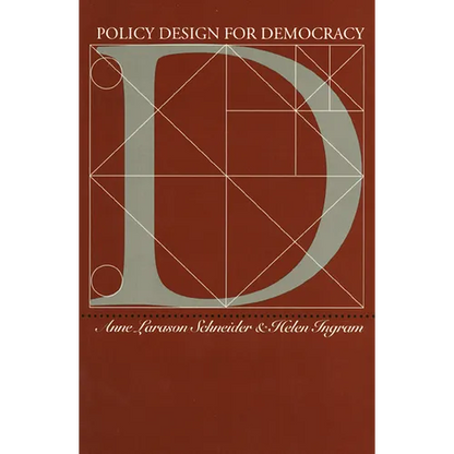 Policy Design for Democracy - Paperback