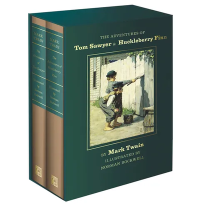 The Adventures of Tom Sawyer and Huckleberry Finn: Norman Rockwell Collector's Edition - Hardcover