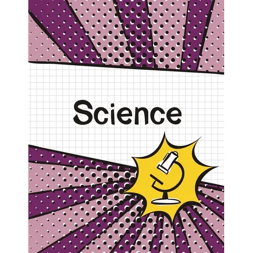 Science Graph Paper Notebook: (Large, 8.5"x11") 100 Pages, 4 Squares per Inch, Science Graph Paper Composition Notebook for Students - Paperback