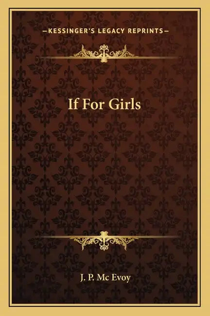 If for Girls - Paperback