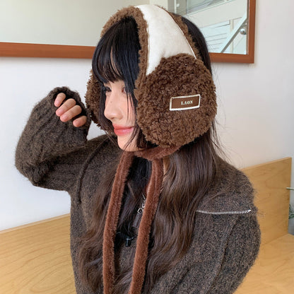 Women’s Fleece Ear Warmers – Warm Outdoor Cycling Ear Covers for Winter