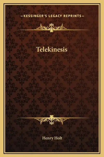 Telekinesis - Hardcover