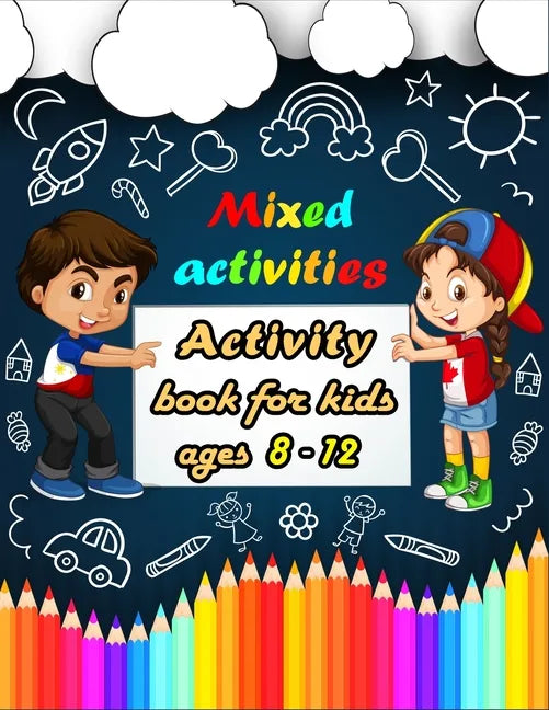 Mixed activities: Activity book for kids ages 8-12 - Word Search, Sudoku, Trivia, Tic tac toe, Mazes and Coloring pages - Paperback