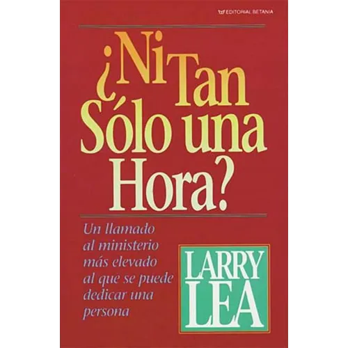 ¿Ni Tan Sólo Una Hora? - Paperback