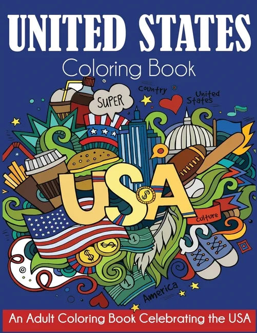 United States Coloring Book - Paperback