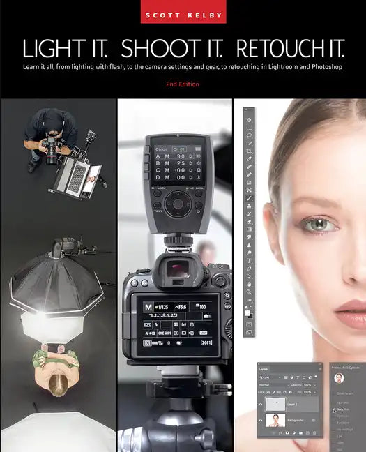 Light It, Shoot It, Retouch It (2nd Edition): Learn It All, from Lighting with Flash, to the Camera Settings and Gear, to Retouching in Lightroom and - Paperback