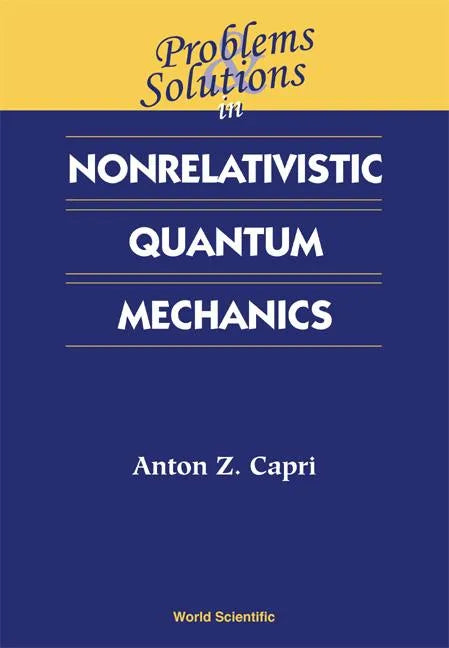 Prob & Soln in Nonrelat Quant Mechanics - Paperback