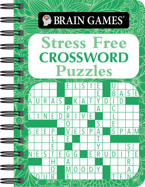 Brain Games - To Go - Stress Free: Crossword Puzzles - Spiral
