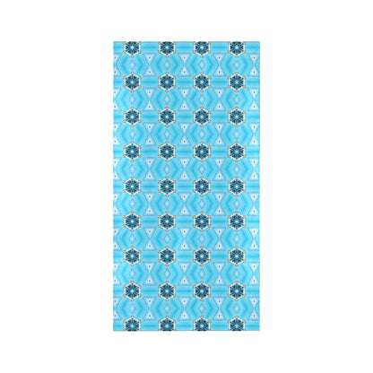 Blue Diamond Abstract Pattern Beach Towel - 30"x 60" (Made in USA)