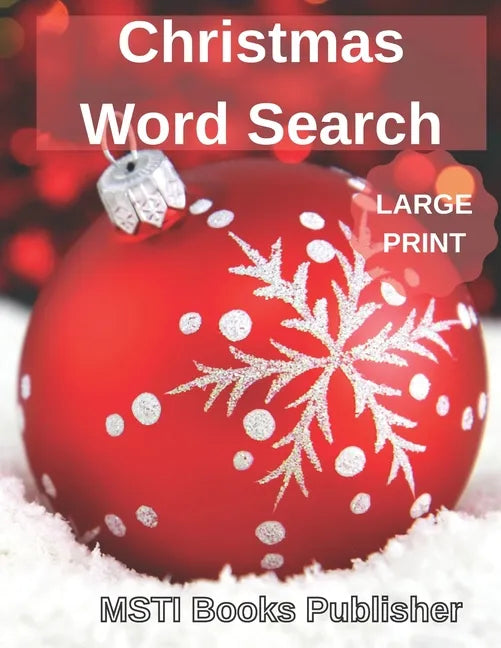 Christmas Word Search Large Print: Over 400 Christmas Words in Brain Games Word Search for Adults and Kids - Paperback