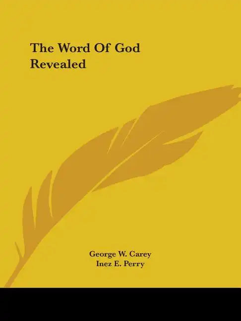 The Word Of God Revealed - Paperback