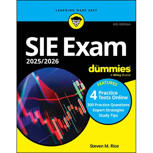 Sie Exam 2025/2026 for Dummies: Securities Industry Essentials Exam Prep + Practice Tests + Flashcards Online - Paperback