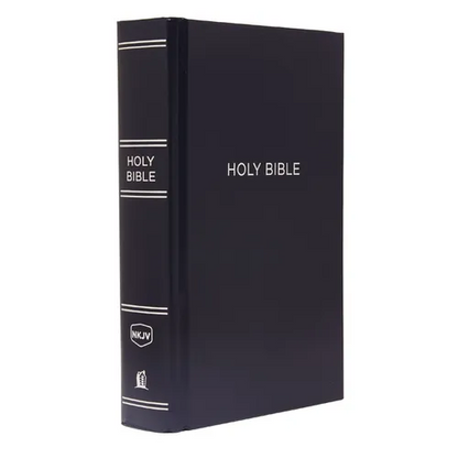 NKJV, Pew Bible, Large Print, Hardcover, Blue, Red Letter Edition - Hardcover