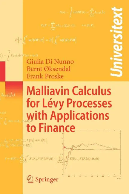 Malliavin Calculus for Lévy Processes with Applications to Finance - Paperback
